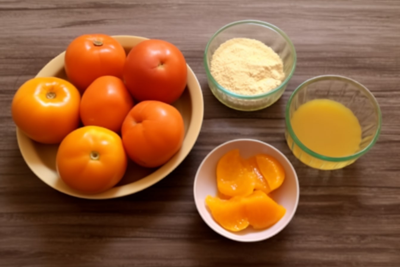 Persimmon Jam Canning Recipe And Stepbystep Preserve