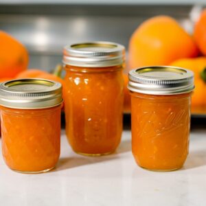 Persimmon Jam Canning Recipe And Step-by-step Preserve