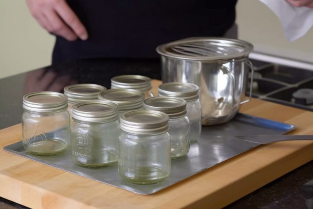 Sterlizing your mason jars before canning is essential to prolong shelf life of homemade jam jars