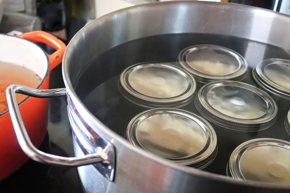 Submersion is important in water bath canning