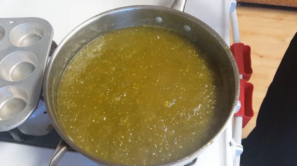 Trust your cooking instinct knowing when your tomato jam thicken beautifully