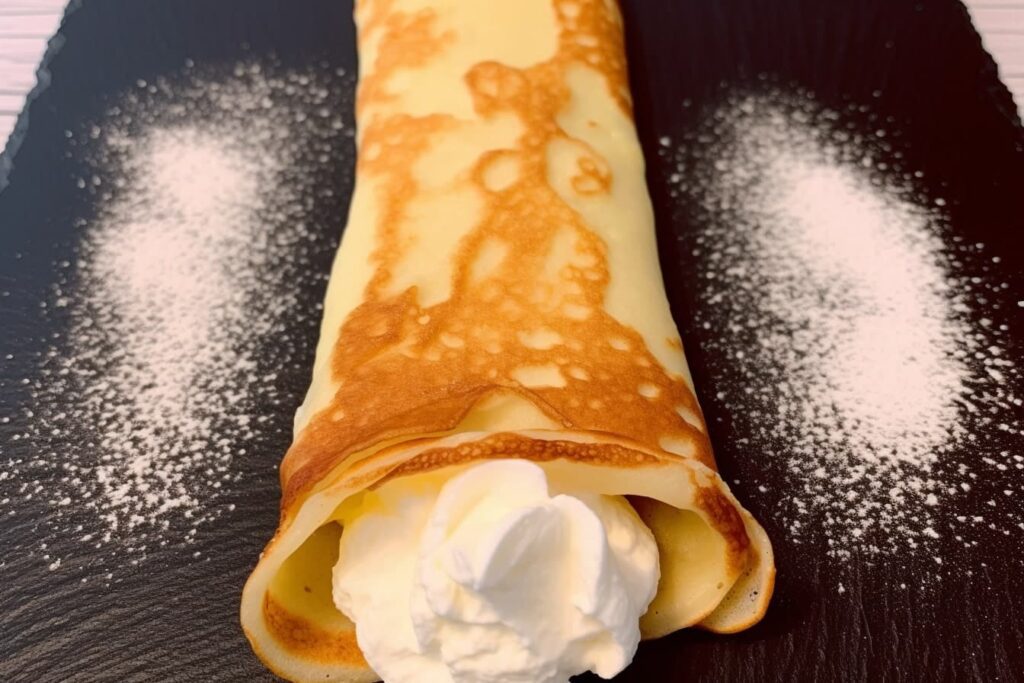 Are you a big fan of fat cream and sweetness of crepes. Well, Filloas Rellenas de Crema is an absolutely fitting choice