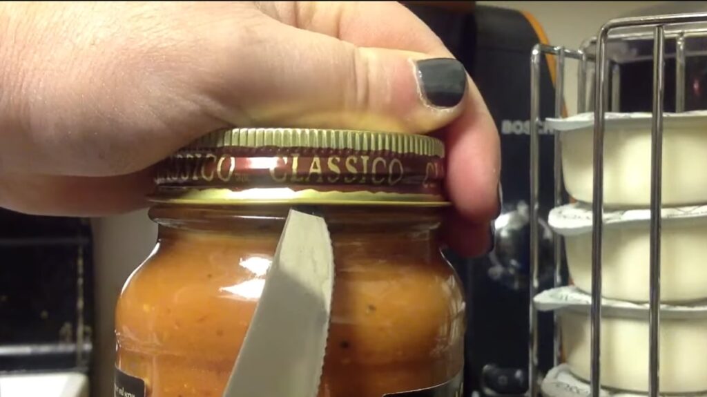 how to open mason jar use knife to open jar it is more simpler than you think