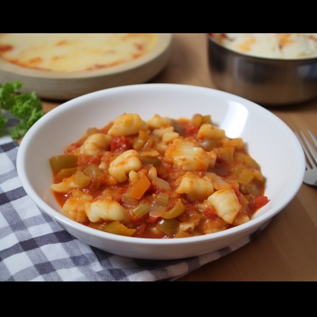 The ingredients for Bacalao Ajoarriero are quite simple; the key is to find the highest quality salted cod.