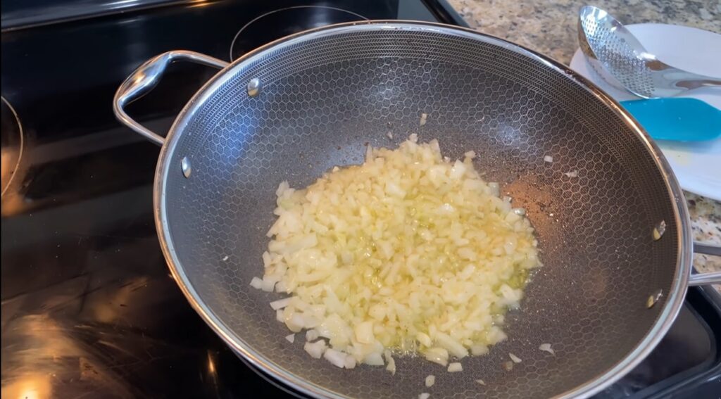 garbanzo frito use bacon fat for onion and garlic