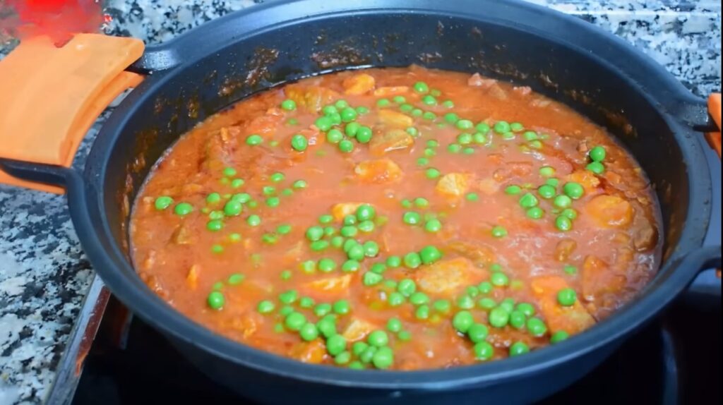 spanish chili recipe adding some green veggies not only lightens up the dish but is also fantastic for your health